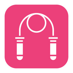 Jump Rope icon vector image. Can be used for Fitness.