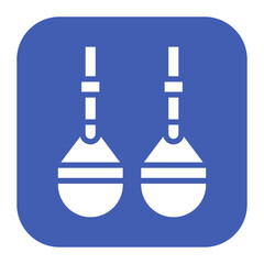 TRX Suspension Training icon vector image. Can be used for Fitness.