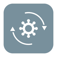 Automation icon vector image. Can be used for Software Testing.