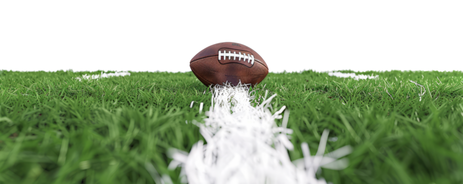 Rugby pitch isolated on transparent background. - Powered by Adobe