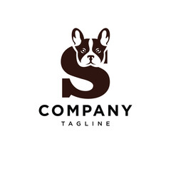 Letter S Franchie Dog Logo Icon