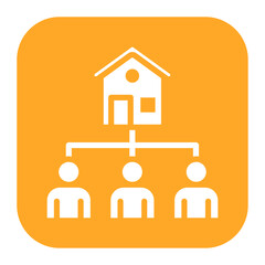 Inheritance icon vector image. Can be used for Inheritance.