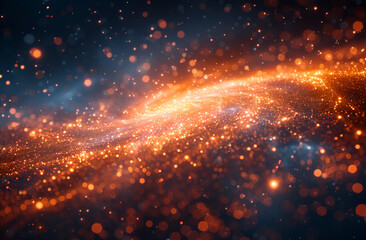 Obraz premium A galaxy with a lot of stars in the universe 