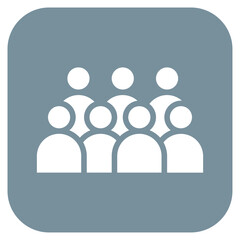 Groups icon vector image. Can be used for Social Relationship.