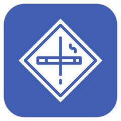 Obraz premium Smoking Warning icon vector image. Can be used for Smoking.