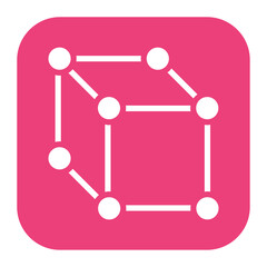 Model icon vector image. Can be used for Data Science.