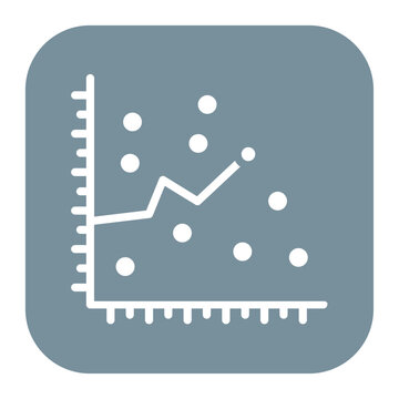 Scatter Plot icon vector image. Can be used for Data Science.