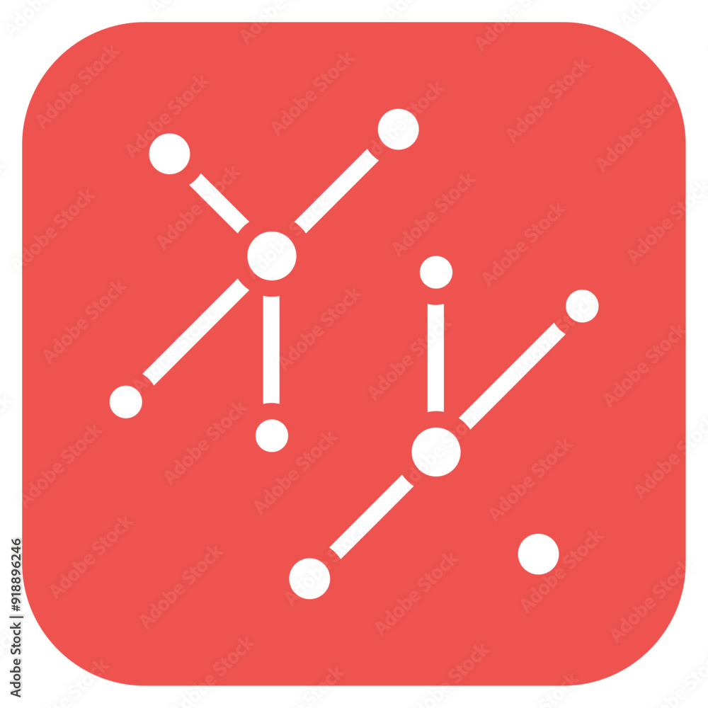 Poster network icon vector image. can be used for data science.