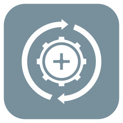 Recovery icon vector image. Can be used for Plastic and Cosmetic Surgery.