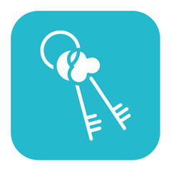Key icon vector image. Can be used for Locksmith.