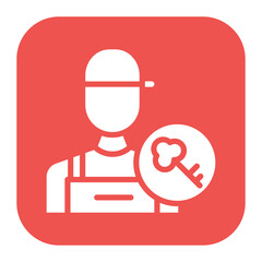 Locksmith icon vector image. Can be used for Locksmith.