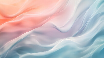 Harmonious Waves of Tranquility: A Symphony of Soft Pastel Flows
