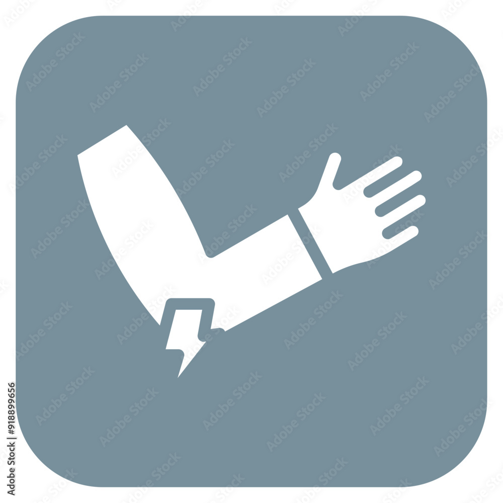 Wall mural tennis elbow icon vector image. can be used for body ache.