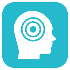 TMJ Pain icon vector image. Can be used for Body Ache.