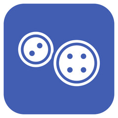 Buttons icon vector image. Can be used for Crafting.