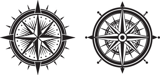 compass rose and compass © Md