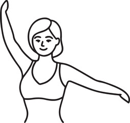 girl in a white dress