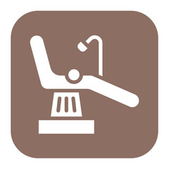 Patient Chair icon vector image. Can be used for Psychiatric Hospitals.