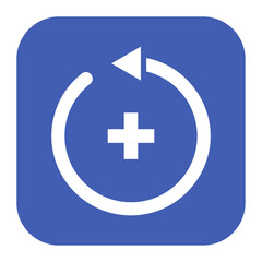 Obraz premium Surgery Recovery icon vector image. Can be used for Psychiatric Hospitals.