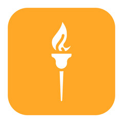 Flame Torch icon vector image. Can be used for Oil And Gas.