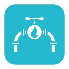 Gas Pipeline icon vector image. Can be used for Oil And Gas.