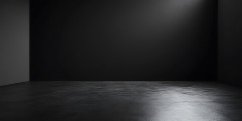 Dark stone floor in a vintage home studio spotlighting products 