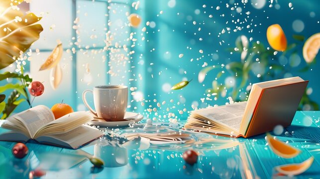 Summer Reading with Coffee.