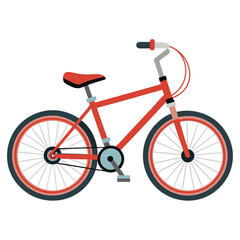 Obraz premium bicycle isolated on white background