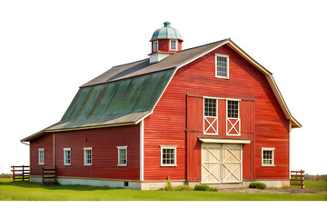 Obraz premium farm home building Illustration isolated on a Transparent background