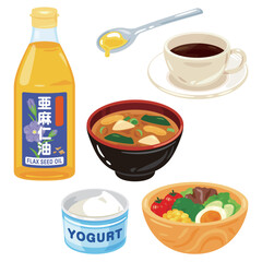 亜麻仁油と相性の良い料理例