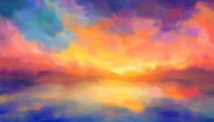 Obraz premium abstract colorful background with clouds