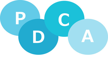 PDCAサイクルのイラスト