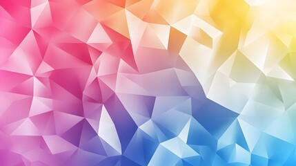 Obraz premium 53. Abstract geomatics background with vibrant polygons and soft gradient hues