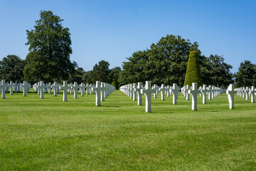 Amerikanischer Soldatenfriedhof Colleville-sur-Mer Normandie Frankreich