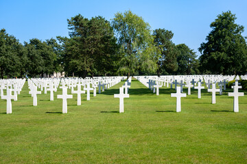 Amerikanischer Soldatenfriedhof Colleville-sur-Mer Normandie Frankreich