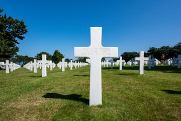 Amerikanischer Soldatenfriedhof Colleville-sur-Mer Normandie Frankreich