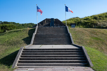 Widerstandsnest 65 am Omaha Beach in der Normandie Frankreich