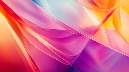Fototapeta premium 89. Abstract geomatics with vibrant angles and flowing gradient transitions