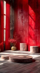 Spring Festival atmosphere e-commerce promotion background