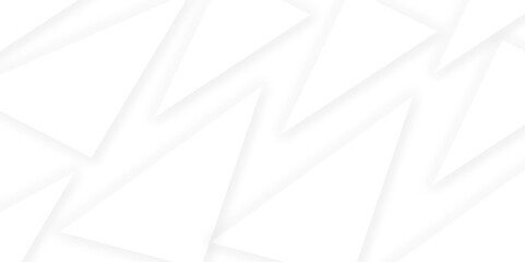 Fototapeta premium Abstract Minimal Geometric background with triangular bright light with soft shadows as pattern. Modern and seamless stripe geometric line transparent white abstract background.space futuristic desig