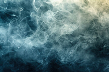 Fototapeta premium Generative ai on theme of beautiful texture thick smoke for design natural abstract background