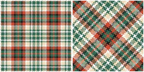 Plaids Pattern Seamless. Tartan Plaid Vector Seamless Pattern. Template for Design Ornament. Seamless Fabric Texture.