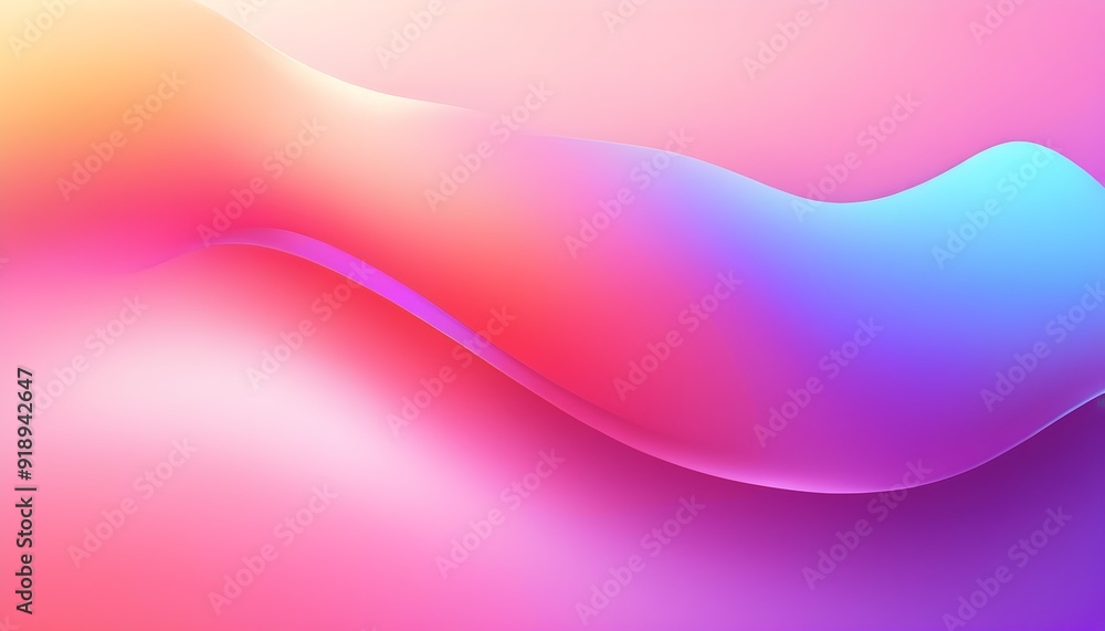 Poster a vibrant and dynamic abstract background with colorful waves. perfect for adding a pop of color and