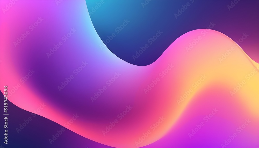 Poster a vibrant and dynamic abstract background with colorful waves. perfect for adding a pop of color and