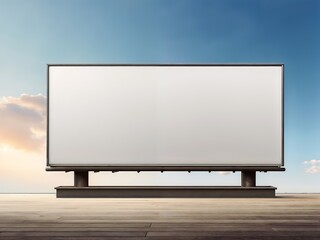 blank billboard outdoor mockup background