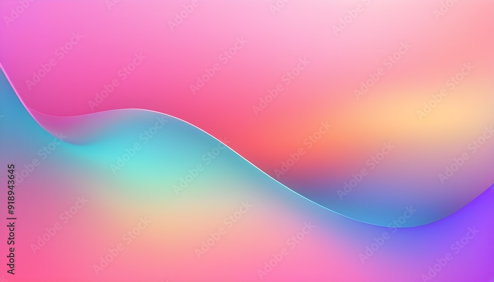 Poster a vibrant and dynamic abstract background with colorful waves. perfect for adding a pop of color and