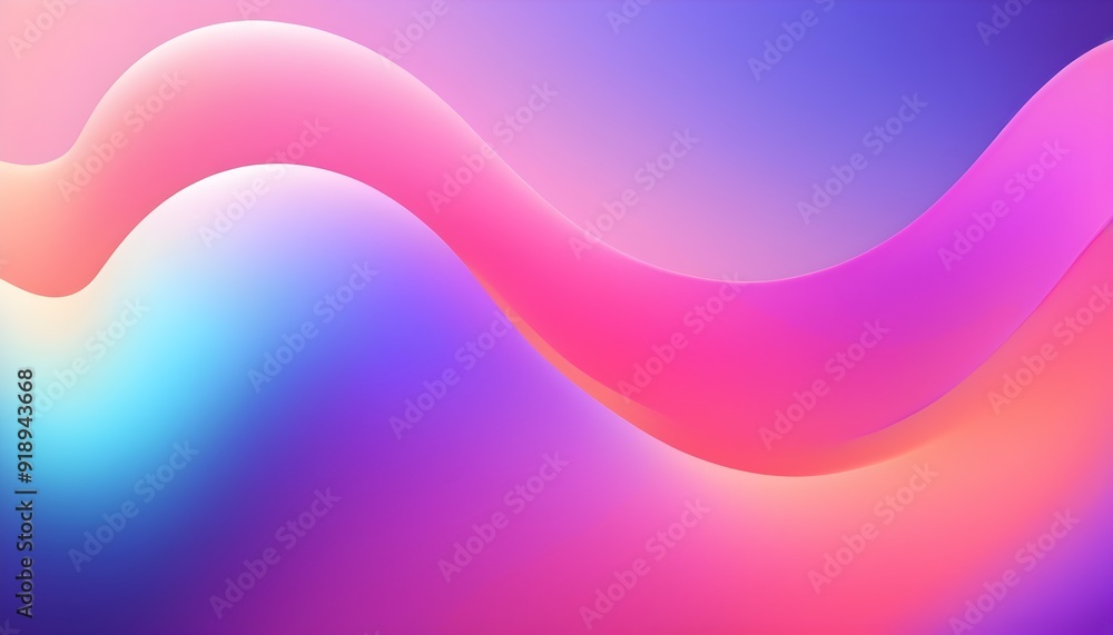 Poster a vibrant and dynamic abstract background with colorful waves. perfect for adding a pop of color and