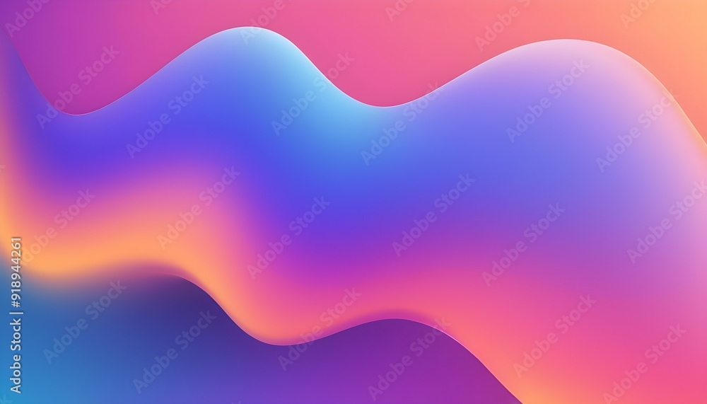 Poster a vibrant and dynamic abstract background with colorful waves. perfect for adding a pop of color and