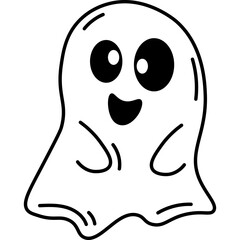 Ghost Doodle Line