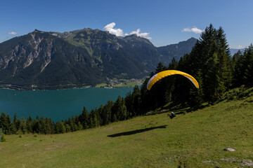Paragliding am Achensee
